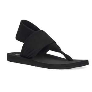 Sanuk Yoga Sling Wedge Women’s Size 10 Black